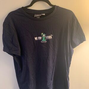 H&M Dark Blue Regular Fit T-Shirt